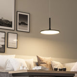 LED Pendant Light Fixture, Round, Dimmable, 3000K (Warm White) (P3142-45)