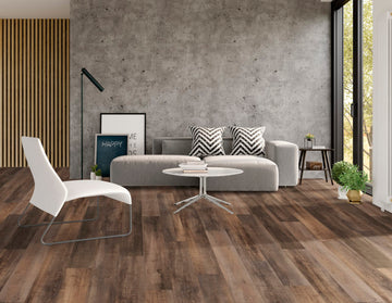 Luxury Vinyl Plank - Hazel Barrel With Square Edge - 5.5mm, 20 Mil Wear Layer - Riptide-II Collection (36.64 Sq. Ft./Box)