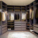 Homestead Oak Closets - 15" Glass Door w/ Aluminum Frame - 13/16" Width x 81" Height x 15" Depth