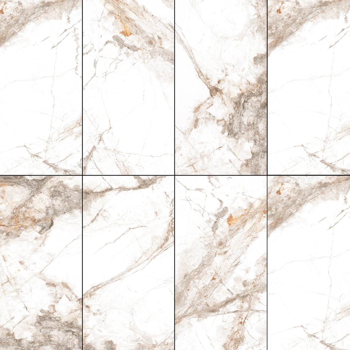 INVINCIBLE MARBLE GOLD 24 in. x 48 in. x 8.5 mm P Marble Look Tile - Porcelain Floor and Wall Tile (15.50 Sqft/Box)