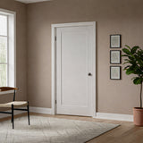 Ivanees 1-Panel Solid Core Shaker Door Slab 80 Inch Height