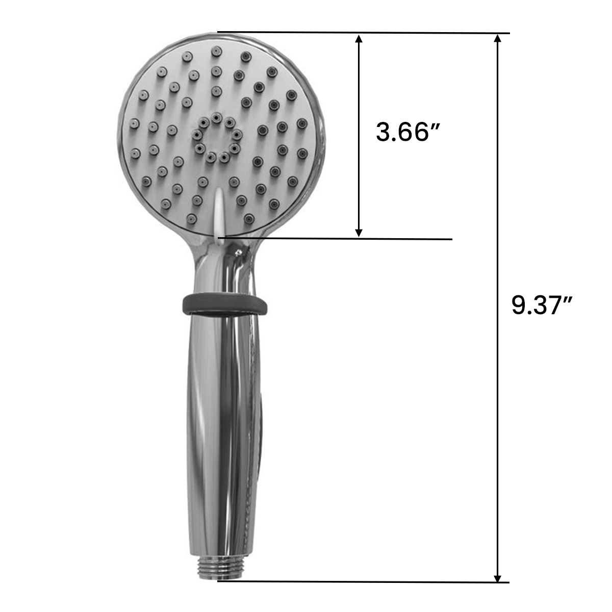 ADA Certified Handheld Shower 3-Setting, Soft Self-Cleaning Nozzles With Different Flow Rate With Arm Mount