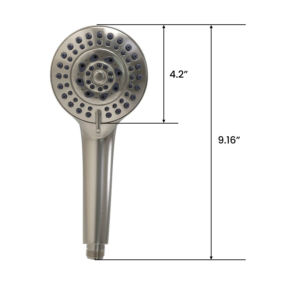 Hand Shower With Arm Mount 5-Setting, Soft Self-Cleaning Nozzles With different Flow rate