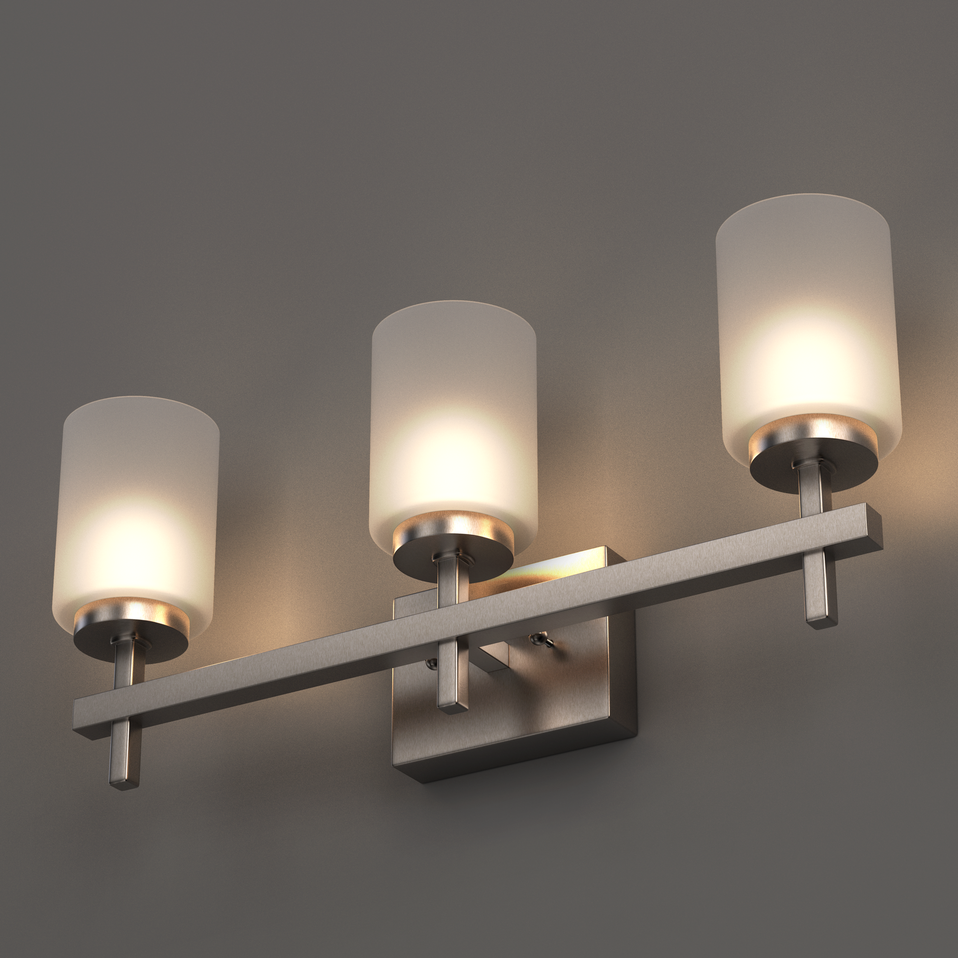 Brushed Nickel Bathroom Light Fixtures