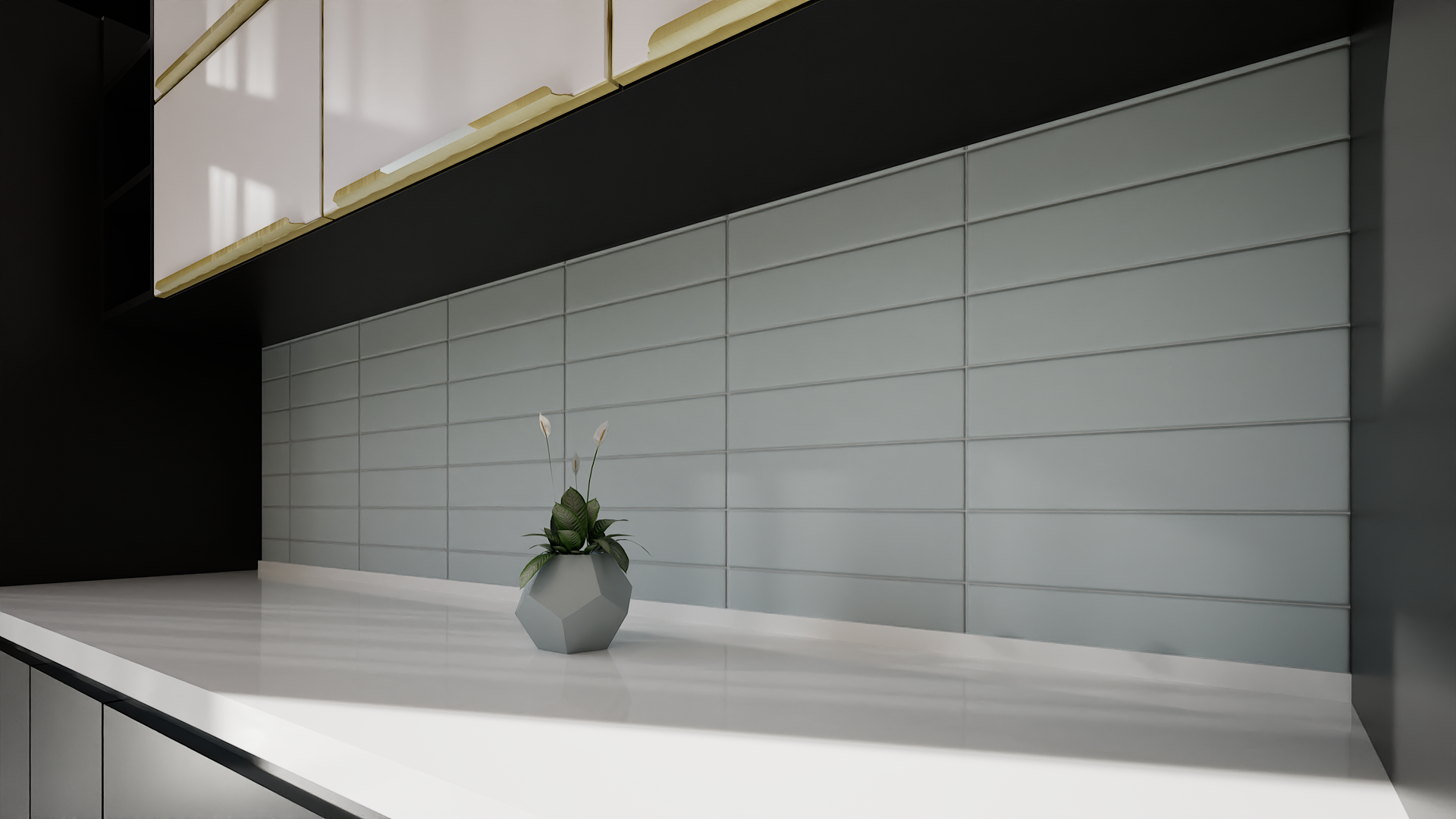 2 X 8 In Soho Cloud Blue Matte Glazed Ceramic Bullnose