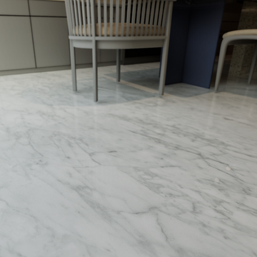 24 X 24 In La Marca Carrara Honed Rectified Glazed Porcelain