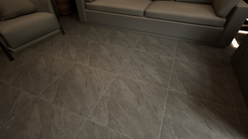 24 X 24 In Nord Chromium Matte Rectified Color Body Porcelain