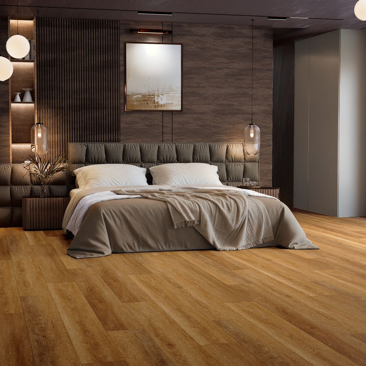 Luxury Vinyl Plank Flooring, Offshore, 9" x 72" x 5.5mm, 20 mil Wear Layer- Riptide-II Collection