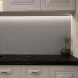2 x 2 in Artifact Fog Matte Glazed Porcelain Mosaic