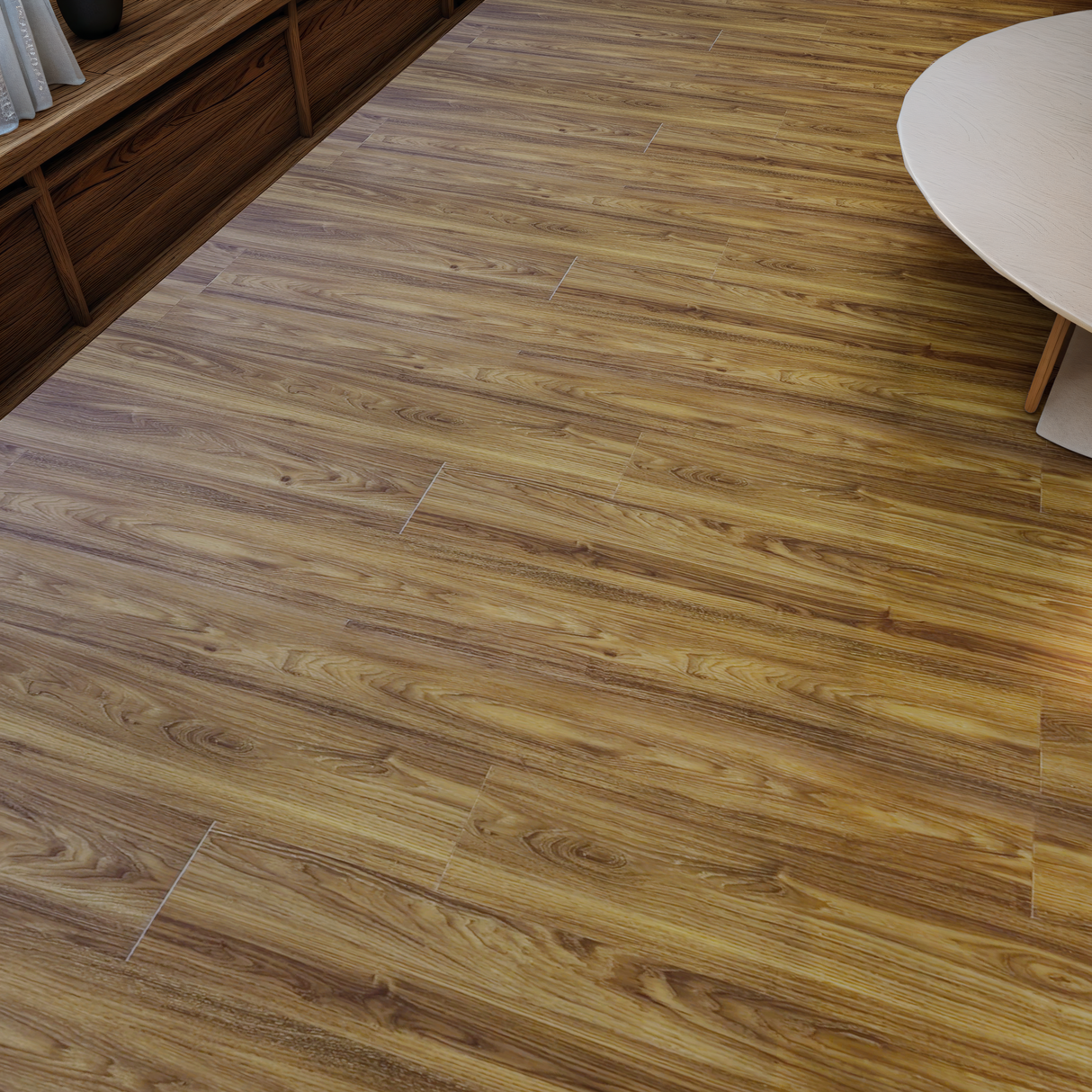 SPC Rigid Core Plank Duchess Flooring, 9" x 60" x 6.5mm, 22 mil Wear Layer