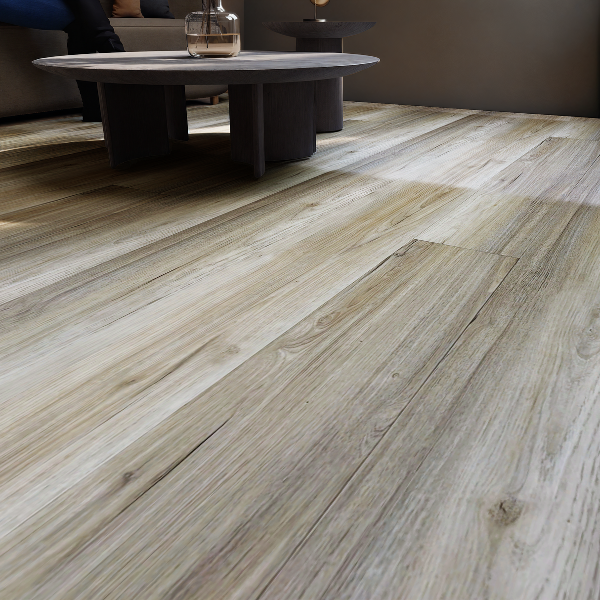 SPC Rigid Core Plank Malibu Flooring, 9" x 60" x 6.5mm, 22 mil Wear Layer