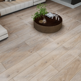 SPC Luxury Vinyl Flooring, Click Lock Floating, Fiano, 9" x 60" x 6.5mm, 20 mil Wear Layer - NATURAL ESSENCE PLUS Collection (22.88SQ FT/ CTN)