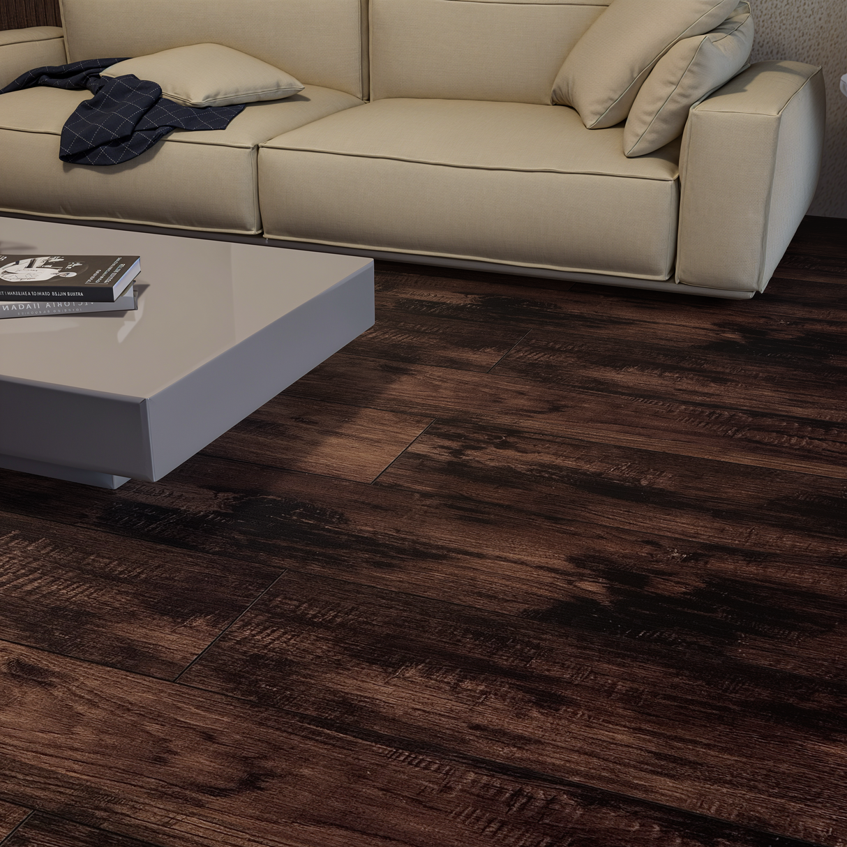 SPC Vinyl Flooring, Cardinal Oak, 7" x 48" x 5.5mm, 20 mil Wear Layer