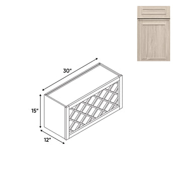 RTA - Elegant Shaker Ivory - Wine Rack - 30