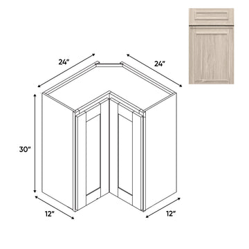 RTA - Elegant Shaker Ivory - Wall Easy Reach Cabinet - 24