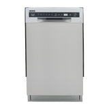 KUCHT Professional 18 in Front Control Dishwasher in Stainless Steel with Stainless Steel Tub and Multiple Filter System