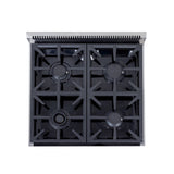 KUCHT Professional 24 in. 2.5 cu. ft. Propane Gas Range and Convection Oven in Stainless Steel with True Simmer Burners