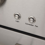 KUCHT Professional 30 in. 4.2 cu. ft. Natural Gas Range and Convection Oven with True Simmer Burners