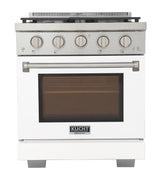 KUCHT Professional 30 in. 4.2 cu. ft. Natural Gas Range and Convection Oven with True Simmer Burners