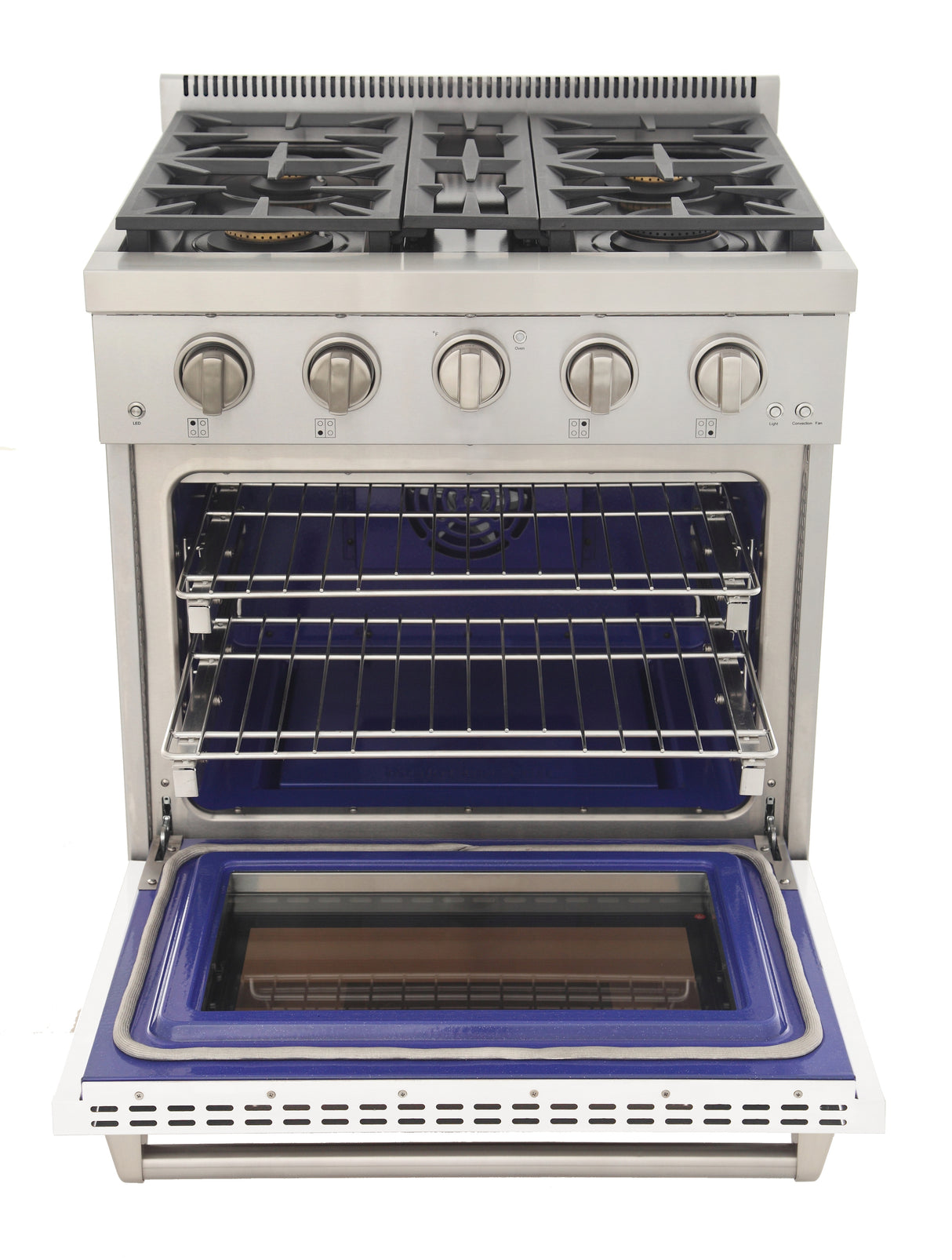 KUCHT Professional 30 in. 4.2 cu. ft. Propane Gas Range with Sealed Burners and Convection Oven