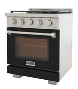 KUCHT Professional 30 in. 4.2 cu. ft. Natural Gas Range and Convection Oven with True Simmer Burners
