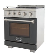 KUCHT Professional 30 in. 4.2 cu. ft. Propane Gas Range and Convection Oven with True Simmer Burners