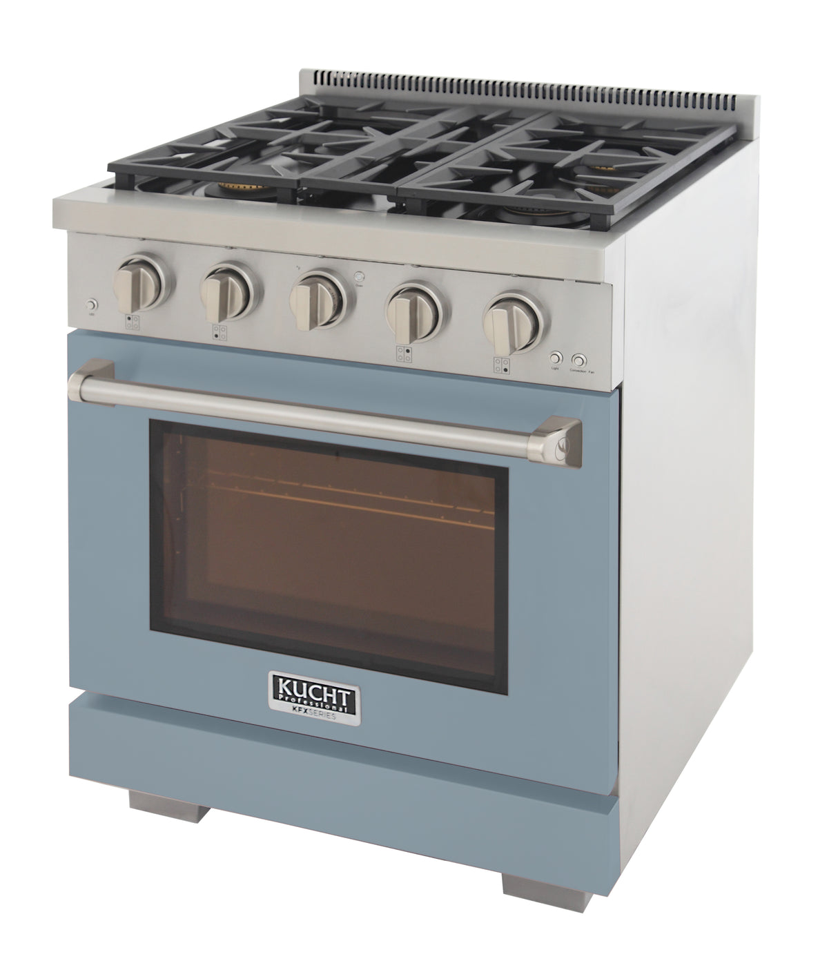 KUCHT Professional 30 in. 4.2 cu. ft. Propane Gas Range with Sealed Burners and Convection Oven