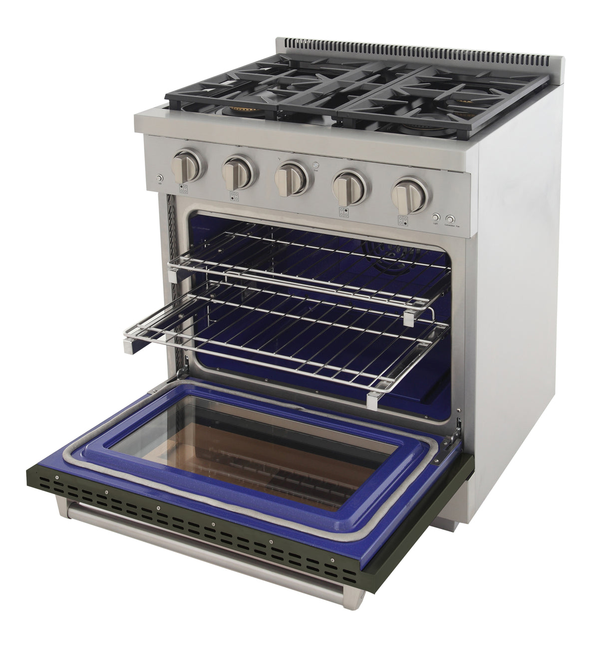 KUCHT Professional 30 in. 4.2 cu. ft. Propane Gas Range with Sealed Burners and Convection Oven