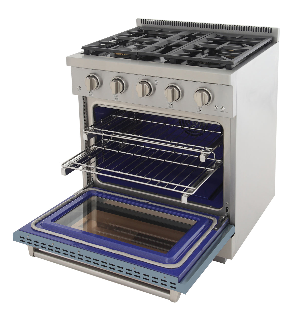 KUCHT Professional 30 in. 4.2 cu. ft. Propane Gas Range and Convection Oven with True Simmer Burners
