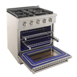 KUCHT Professional 30 in. 4.2 cu. ft. Propane Gas Range and Convection Oven with True Simmer Burners