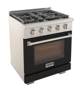 KUCHT Professional 30 in. 4.2 cu. ft. Propane Gas Range with Sealed Burners and Convection Oven