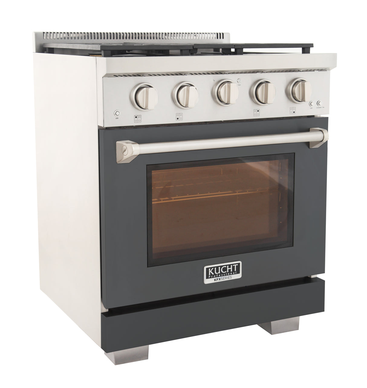KUCHT Professional 30 in. 4.2 cu. ft. Propane Gas Range and Convection Oven with True Simmer Burners