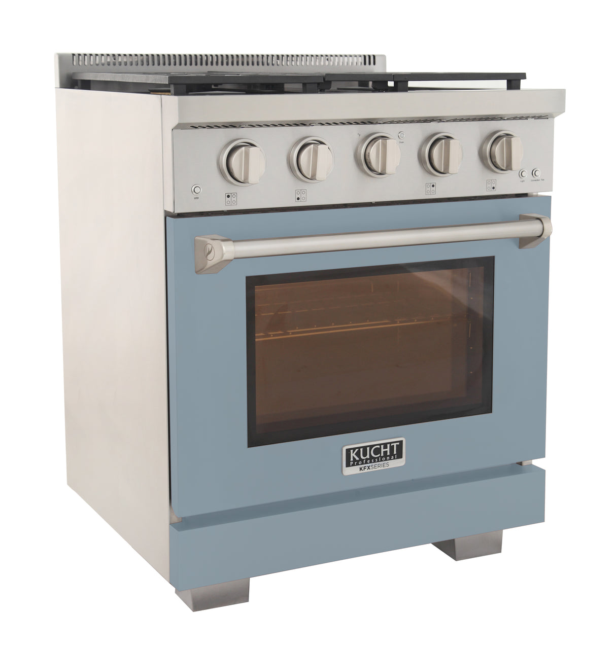 KUCHT Professional 30 in. 4.2 cu. ft. Propane Gas Range with Sealed Burners and Convection Oven