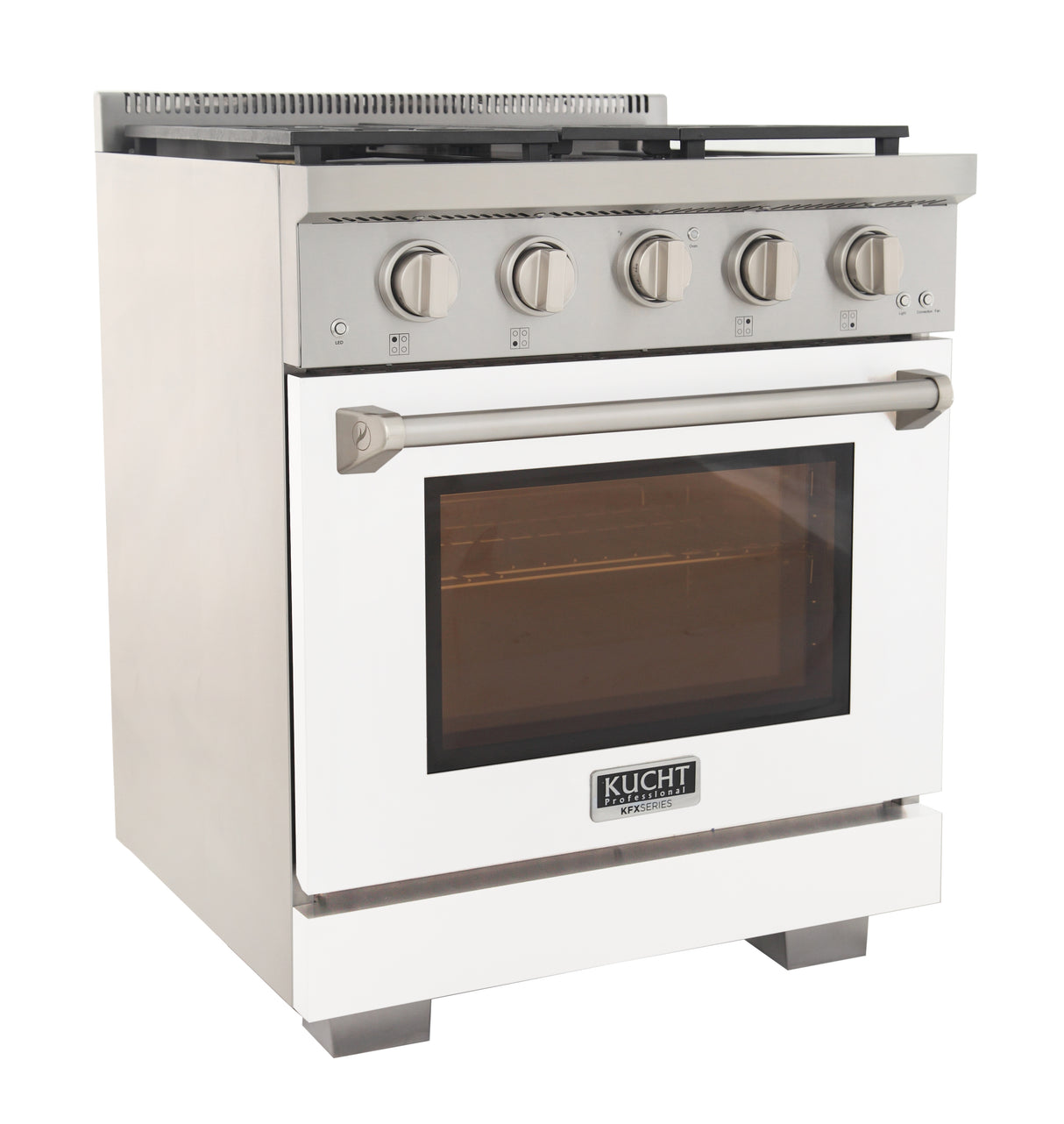 KUCHT Professional 30 in. 4.2 cu. ft. Natural Gas Range and Convection Oven with True Simmer Burners