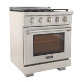 KUCHT Professional 30 in. 4.2 cu. ft. Propane Gas Range and Convection Oven with True Simmer Burners