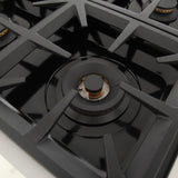 KUCHT Professional 36 in. Propane Gas Range Top with Sealed Burners in Stainless Steel