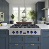 KUCHT Professional 36 in. Propane Gas Range Top with Sealed Burners in Stainless Steel