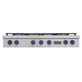 KUCHT Professional 48 in. ft Propane Gas Range Top with Sealed Burners in Stainless Steel