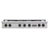 KUCHT Professional 48 in. ft Propane Gas Range Top with Sealed Burners in Stainless Steel