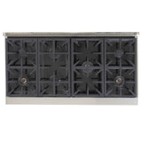 KUCHT Professional 48 in. Natural Gas Range Top with Sealed Burners in Stainless Steel