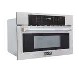 Kucht 30 in. 1 6 cu. ft. Stainless Steel Air Fryer and Convection Built In Microwave