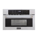 Kucht 30 in. 1 6 cu. ft. Stainless Steel Air Fryer and Convection Built In Microwave