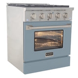 KUCHT Professional 30 in. 4.2 cu. ft. Natural Gas Range with Sealed Burners and Convection Oven in Stainless Steel