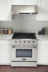 KUCHT Professional 30 in. 4.2 cu. ft. Propane Gas Range with Sealed Burners and Convection Oven in Stainless Steel