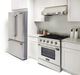 KUCHT Professional 30 in. 4.2 cu. ft. Propane Gas Range with Sealed Burners and Convection Oven in Stainless Steel