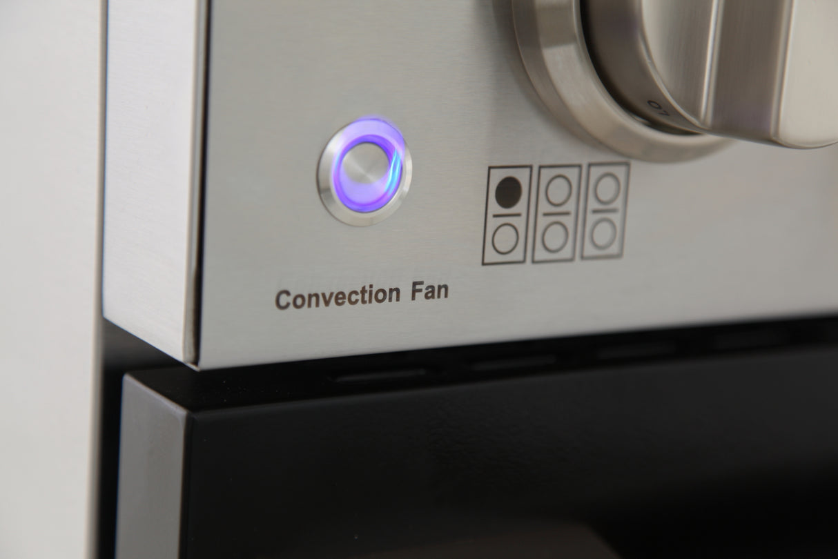 KUCHT Professional 36 in. 5.2 cu. ft. Natural Gas Range with Sealed Burners and Convection Oven in Stainless Steel