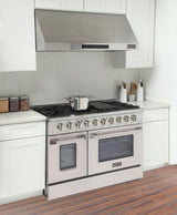 KUCHT Professional 48 in. 6.7 cu. ft. Dual Fuel Range for Propane Gas with Sealed Burners Griddle Grill and Two Ovens One Convection in Stainless Steel
