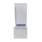 30 in. Width 16 cu. ft. Built In Bottom Freezer Refrigerator in Custom Panel Ready Counter Depth
