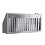 48 in. 900 CFM Ducted Under Cabinet Range Hood in Stainless Steel with Digital Controls