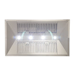 KUCHT 48 in. Professional Island Mounted Range Hood 900CFM in Stainless Steel